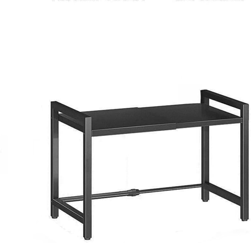 CHICKEN Pot and Pan Organizer Kitchen Storage Rack Retractable Storage Oven Microwave Storage Rack Suitable for Home Kitchens Kitchen Organizers and Storage(Color:B)