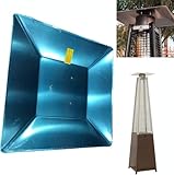 Terrassenheizer Reflektorschild für Glasrohrheizstrahler Ersatzoberteil 4-seitig Pyramide...