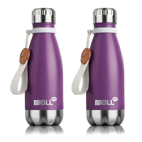 Image of 9 oz Small Water Bottle for Kids,Stainless Steel Vacuum Insulated, 2Pcs