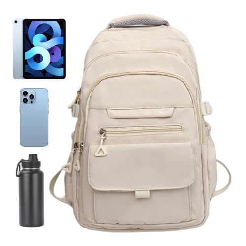Mochila impermeable con broche de presión y bolsillo para botella 7