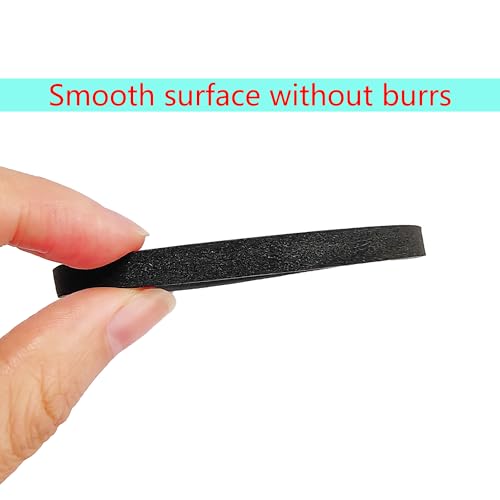 Qrity 4 Pcs Sink O Ring Seal Washer, Basin Plug Seal for Qrity 84mm Sink Waste (ASIN # B0B5CLZYB3), Black, White, 84mm Seal Washer - Image 3