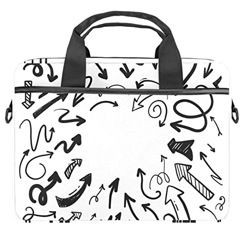 Sacoche à bandoulière pour ordinateur portable 13, 13.3, 14.5 pouces Rouge