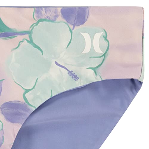 Hurley Girls' Long Sleeve Rash Guard 2-Piece Swimsuit Set-Discontinued3