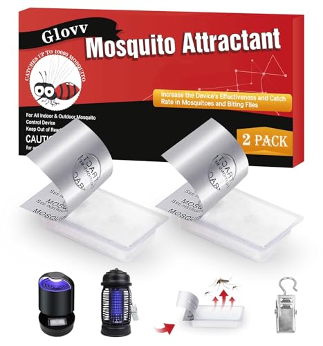 Image of 2 Lures Mosquito Attractant Bait Refill, Mosquito Lure Biting Cartridge for Bug Zapper & Fly Traps, Compatible with All Flying Insect Mosquitoes Trap