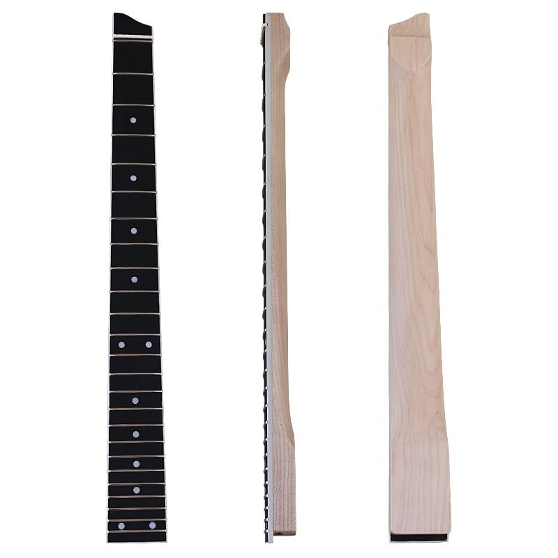 Gryf gitary elektrycznej 24 progi Klon kanadyjski Naturalny gryf gitary 5,6 cm szerokości Ładne, ręcznie robione(M1 synthetic wood)