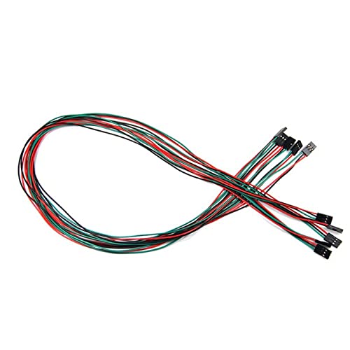 Fasizi 10 szt. 70 cm 3-pinowy żeński do żeńskiego kabel do drukarki 3D