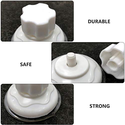 POPETPOP 8Pcs Aquário Ventosa Clips Tartaruga Plataforma Doca de Sucção Copos Airline Tubo Titulares