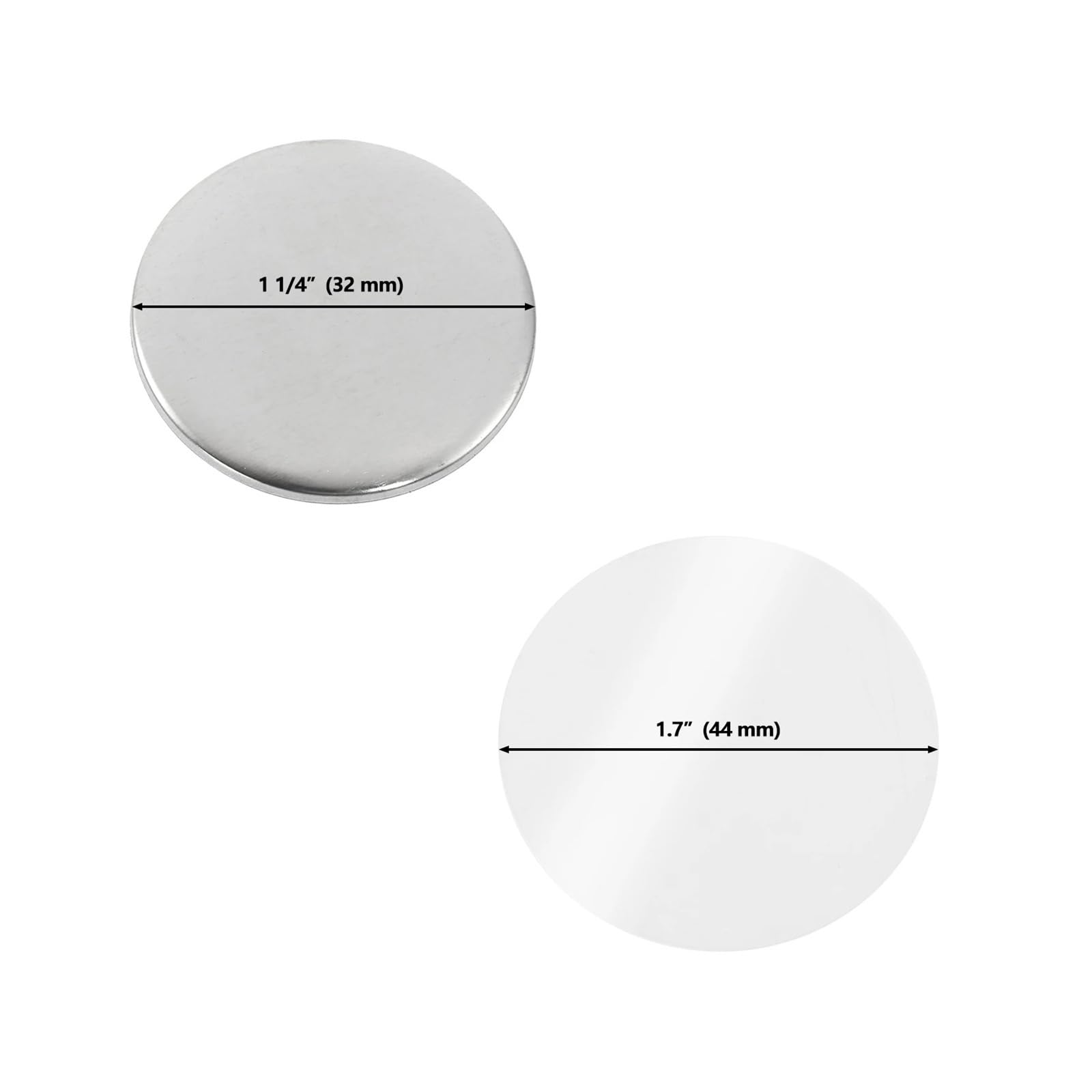100 pièces aimants for réfrigérateur Badge bouton 25mm 32mm 58mm bricolage fort magnétique réfrigérateur autocollant fabricant de matériaux vierges fabrication efficace