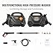 VEVOR Electric Pressure Washer, 2150-PSI 1.85-GPM, Foam Cannon High-Pressure with 5 Different Nozzle, 20ft Hose/35ft Cord Lightweight Washer, Portable Cleans Cars/Fences/Patios/Furniture/Floor/Window