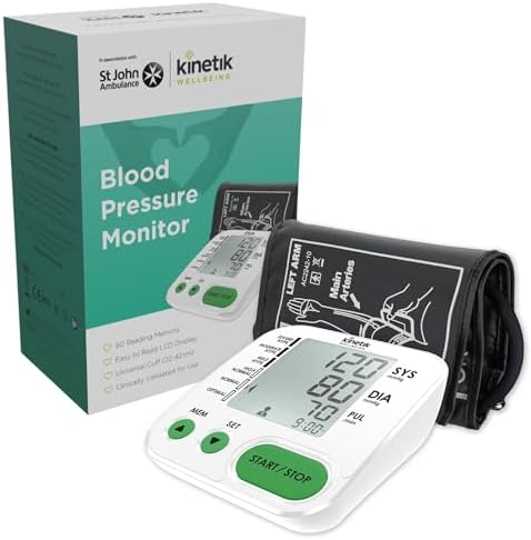 Kinetik Wellbeing Home Use Blood Pressure Monitor - Used by the NHS 