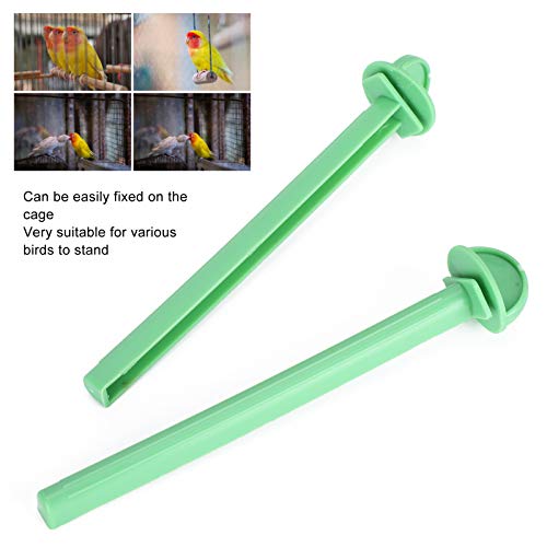 Bird Play Stand Perch Plastic Cage Standing Stick Parakeet Bar Accessory 50Pcs - Image 4