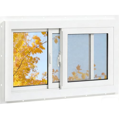 Ventana corredera de baño con doble panel de vidrio para sótanos 2