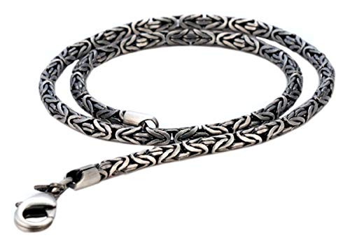 Preisvergleich Produktbild Bico Herren Emperor 40cm Halskette (F93 40cm) Silber