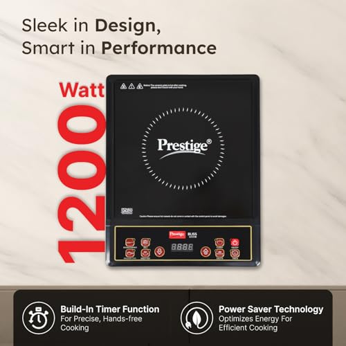 Prestige Induction Cooktop -Bliss 1200 W, Black - Image 4