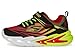 Flex-Glow Ultra Sneaker, Black/Red, 7 Toddler