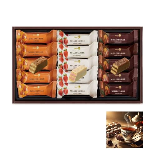 メリーチョコレート ミルフィーユ15個X1箱のサムネイル