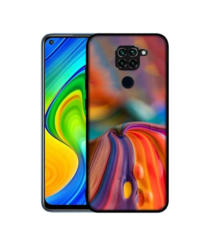Image of Rainbow Colors Premium 2D Printed Metal Back Case Cover for Mi Redmi Note 9 4G