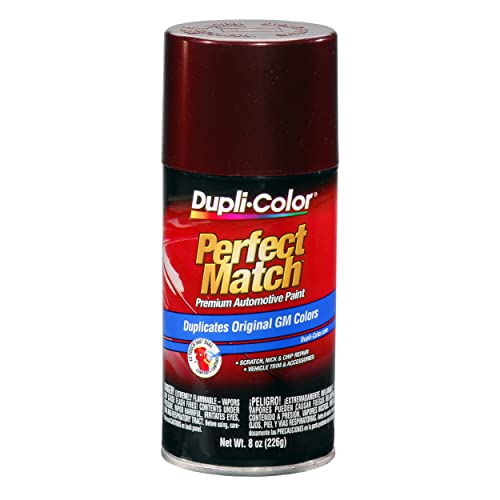 Image of Dupli-Color EBGM05327 Perfect Match Automotive Spray Paint - General Motors Dark Garnet Red Metallic, 76 WA9154 - 8 oz. Aerosol Can
