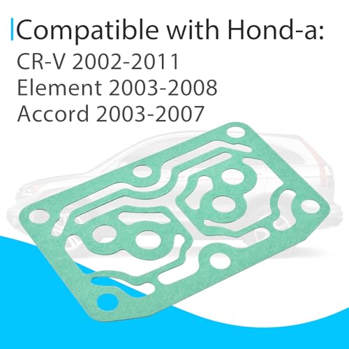 Image of Automatic Transmission Linear Solenoid Gasket with O-Rings Seal Compatible with Honda CR-V 2002-2011 Accord 2003-2007 Element 2003-2008 Replace 28262-PRP-000 28250-PRP-013