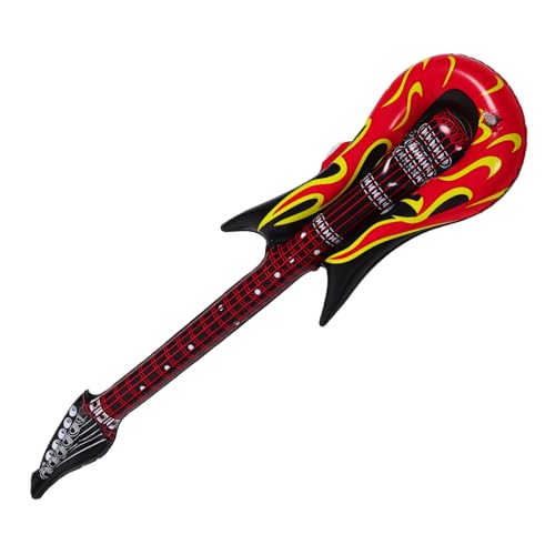 KOMBIUDA 2pezzi Chitarra Gonfiabile Per Decorativi Per e Compleanni Per e Ragazze Include