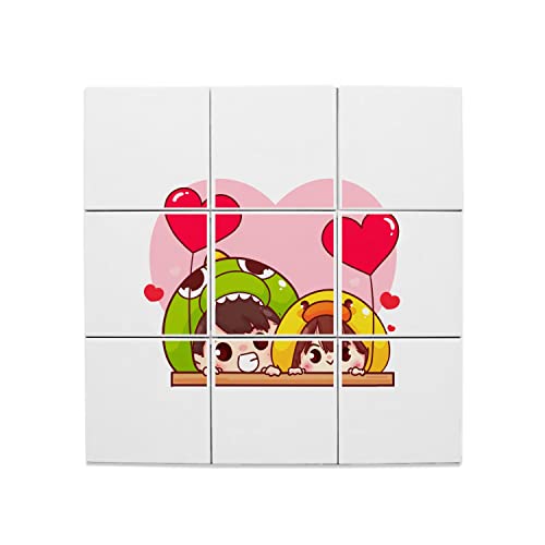 Carreaux Céramique Décoratif motif amour et style japonais pour décoration tendre