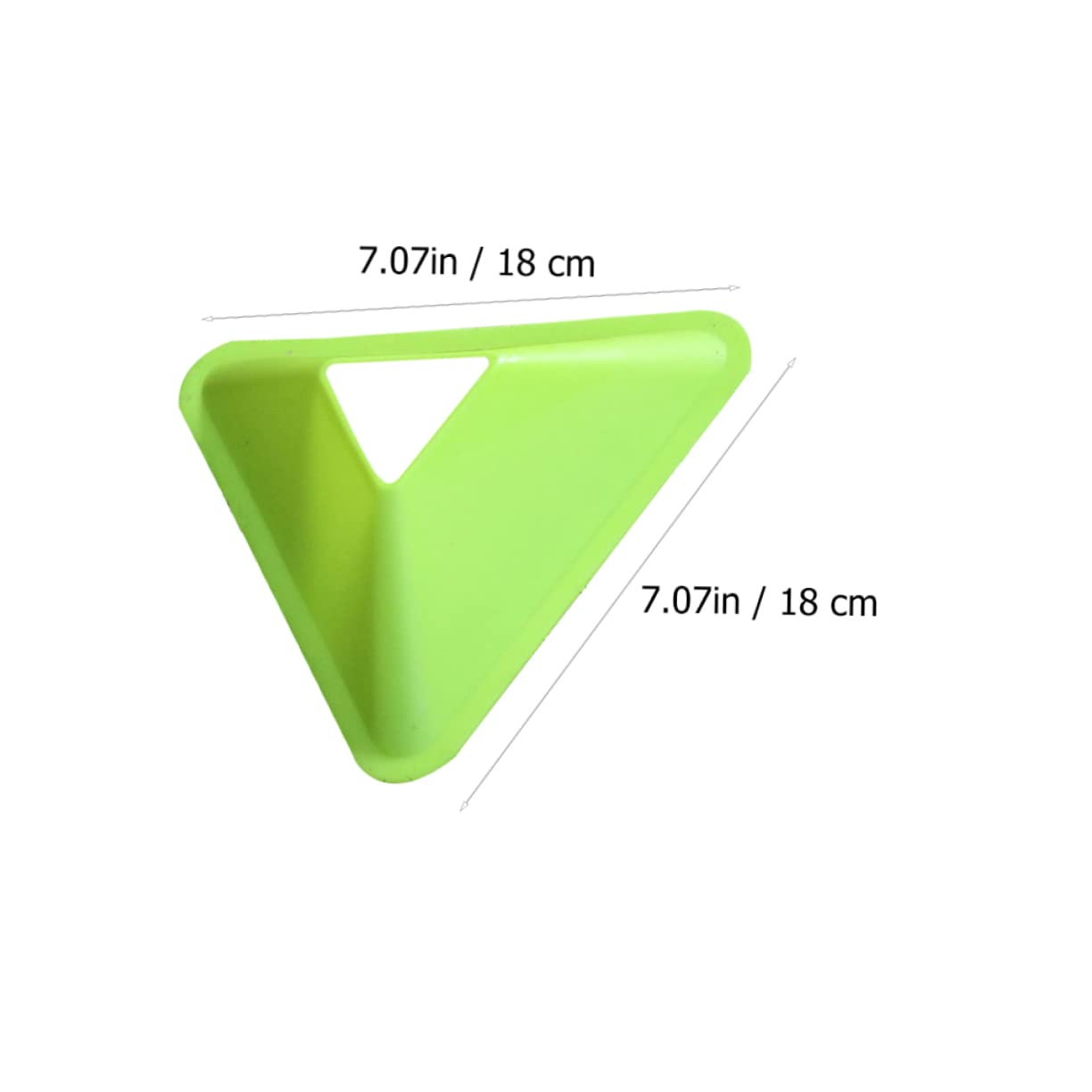 KICHOUSE Football Accessory 20pcs Triangle Sign Disc Practical Athlete's Soccer Training Needs