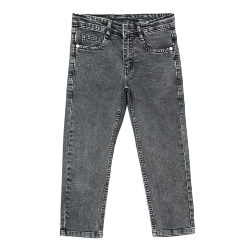 Image of Urbano Juniors Boy's Straight Fit Washed Denim Jeans Stretchable