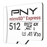 Photo of the PNY microSD Express 512GB UHS-I U3 V30 A1