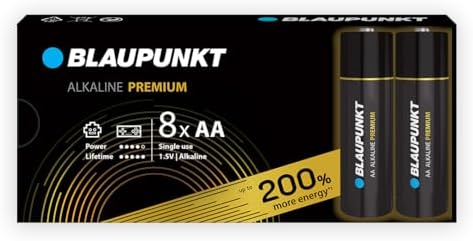 BLAUPUNKT AA Batterien 48 Stück - Alkalibatterien Für Fernbedienungen & Uhren