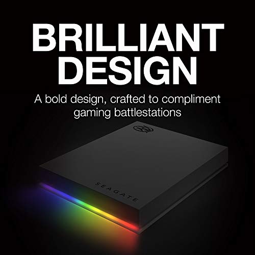 Seagate Firecuda Gaming Hard Drive External Hard Drive 1Tb - Usb 3.2 Gen 1, Rgb Led Lighting For Pc And Mac With Rescue Services (Stkl1000400) #TOP3