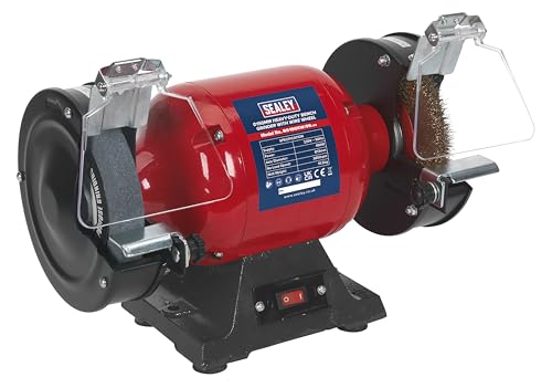 Sealey Bg150Xw/99 Bench Grinder 150Mm with Wire Wheel 450W/230V Heavy-Duty