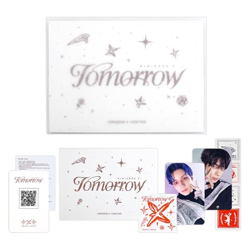 txt minisode 3: tomorrow TXT - [MINISODE 3 : TOMORROW] (Weverse Albums Ver. - A Ver.) Envelop + Card Holder + Sticker + Stamp Sticker + Photo Card A + Photo Card B + QR Card + User Guide + 5 Extra Photocards