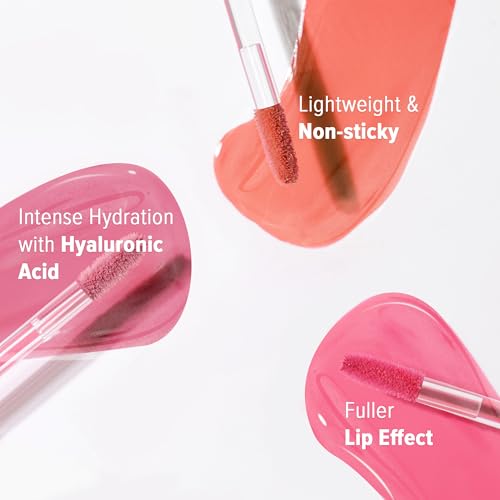 Image of MILA BEAUTE Gloss Girl Lip Gloss|Enriched With Mango Seed Butter & Hyaluronic Acid |Light Weight & Non-Sticky Formula|Gives Fuller-Lip Effect & Extra Hydration | High Shine Finish-New Era, 2.8 Ml