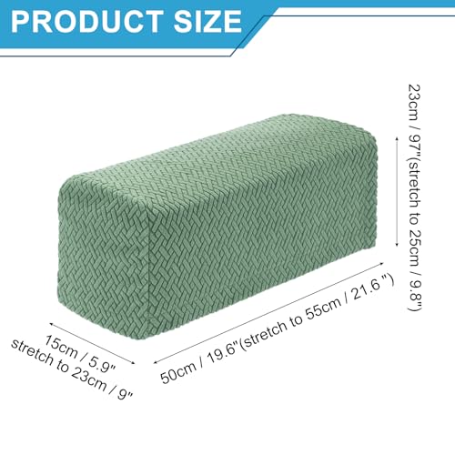 Fundas elásticas para reposabrazos de sofá protectores de brazo de sofá para sillones y sillas 3