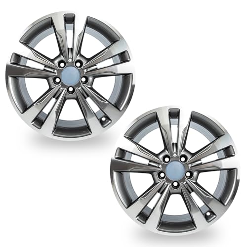 18 inch rims New car rims for Mercedes-Benz E-Class E350 E400 2014 2015 2016 OE Direct Replacement Steel Wheel Rim 18x8.5 Inch,Gun Grey,2pc