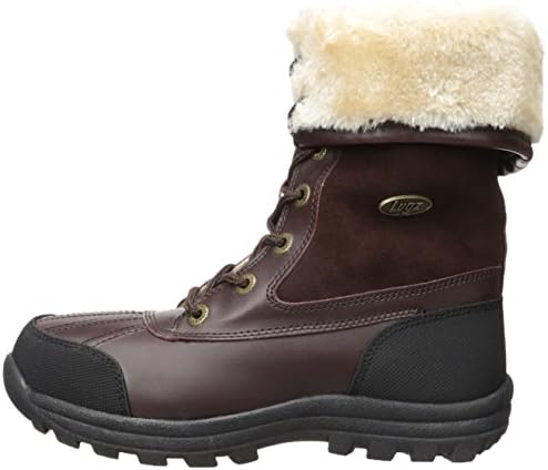 Lugz Women's Tambora Winter Boot, Red Brown/Black/Cream, 8 M US | Image 6