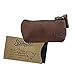 Hide & Drink, Key Holder Pouch Handmade from Full Grain Leather (Bourbon Brown)