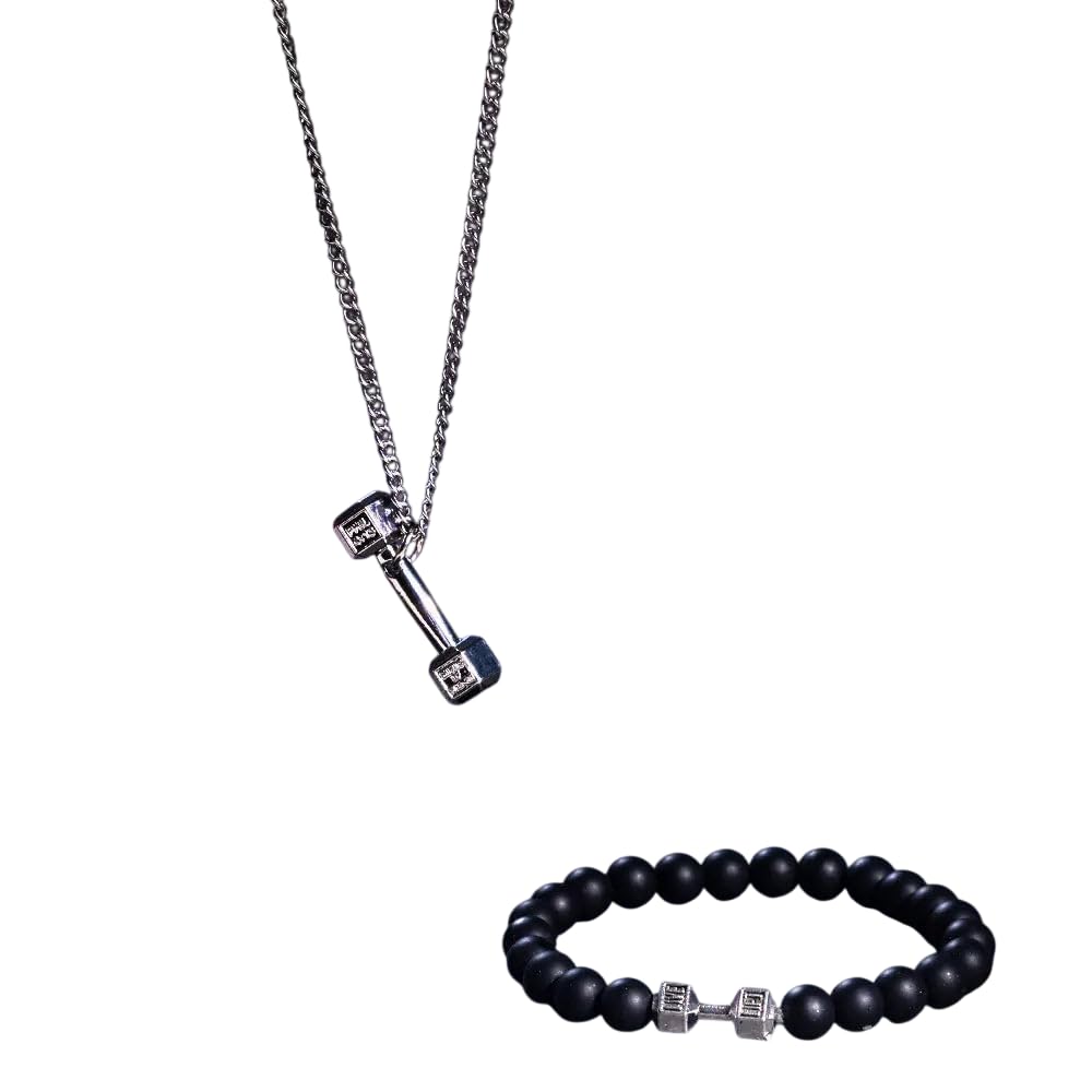 Steel Noir Forge Mens Jewellery Set for Men & Boys | Fancy & Stylish Accessories | Anniversary, Engagement, Birthday & Everyday Wear | Gift for Valentine Day-image-42