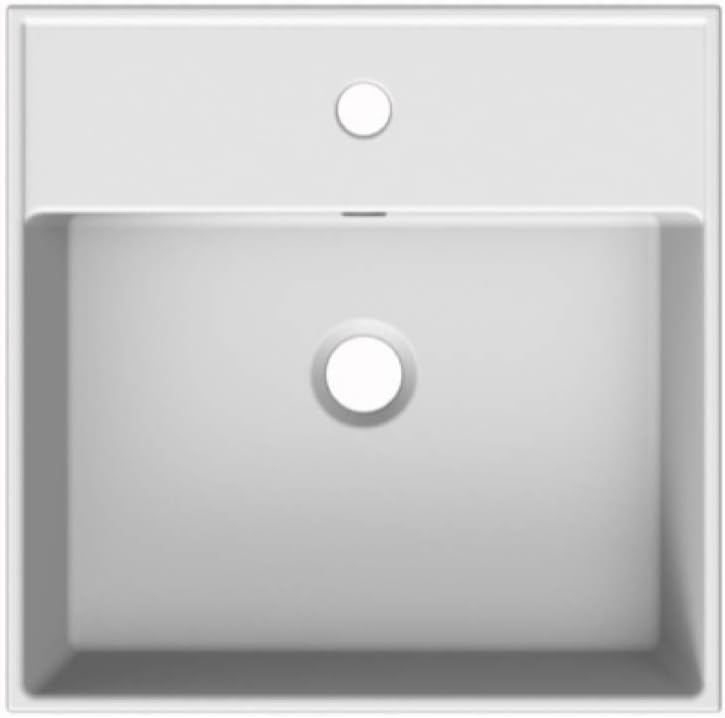 New Product Scarabeo 8031/R-60-One Hole Teorema Rectangular Ceramic Wall Mounted/Vessel Sink, White 60% Off Discount Scarabeo 8031/R-60-One Hole Teorema Rectangular Ceramic Wall Mounted/Vessel Sink, White