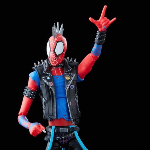 Hasbro Spider-Man: Across the Spider-Verse Marvel Legends 6-inch Action Figure Spider Punk Hobby Brown 2023 MCU Movie Anime [Parallel Import Goods] - Thumbnail 3