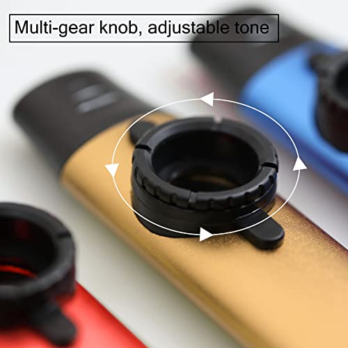 MEELAND Kazoo en métal performant adapté pour une utilisation avec des guitares, ukulélés et autres instruments, niche… - Les Beatles, Paul McCartney, John Lennon, RIngo Starr, George Harrison MEELAND Kazoo en métal performant adapté pour une utilisation avec des guitares, ukulélés et autres instruments, niche… – Image 3