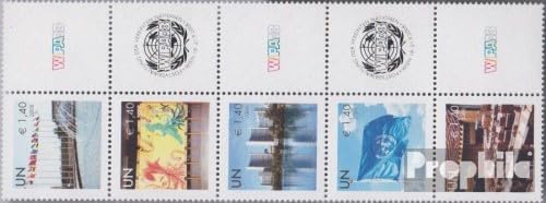 UN - Vienna 550Zf-554Zf Zehnerblock (Complete.Issue.) fine Used/Cancelled 2008 Grußmarken (Stamps for Collectors) Flags/Coats of Arms/Maps