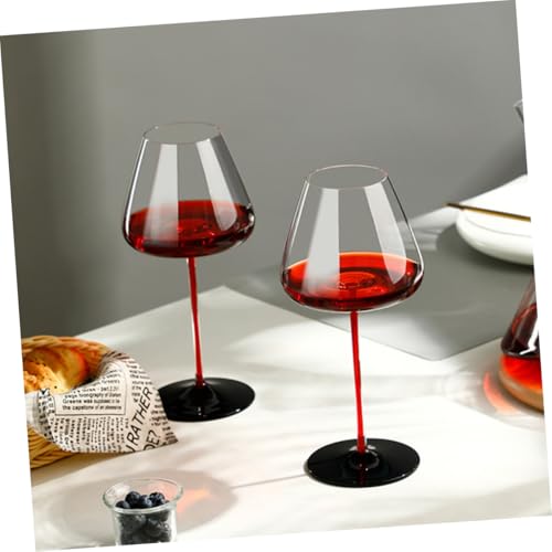 Verres à vin réutilisables pour buffet d'Halloween : 2 calices à cocktail vampire Cabilock - 7