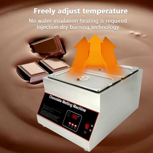 Máquina eléctrica para fundir y templar chocolate 4 cubetas miniatura 3