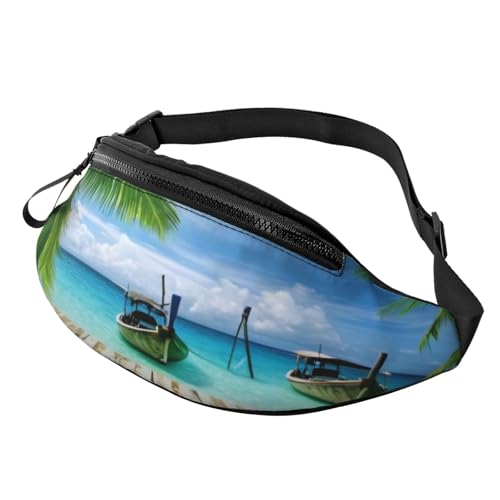 Marsupio da uomo e donna con jack per cuffie e cintura regolabile per ciclismo corsa jogging viaggi attività allaperto allenamento fitness escursionismo Nero Taglia unica