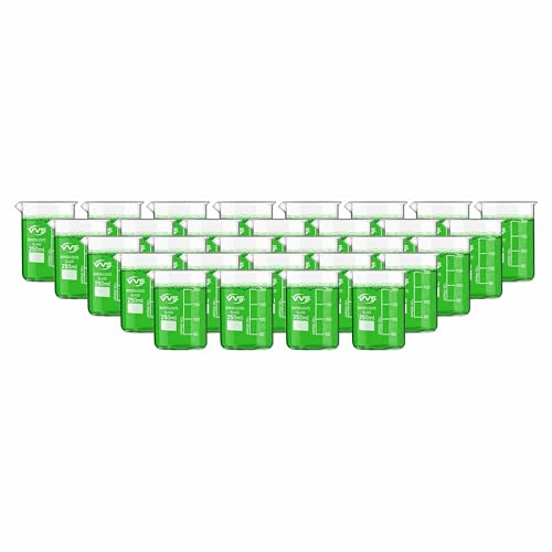 Image of VVS Borosilicate Glass Beaker 250ml pack of 30 of For School College, Lab Laboratry and professional use