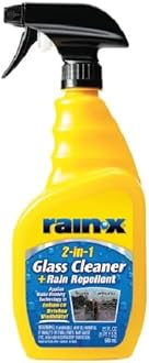 Rain-X 5071268 Glass Cleaner + Rain Repellent, 23 oz., Pack of 1