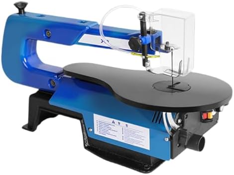 Upgraded 16 Inch Variable Speed Scroll Saw - Stepless Speed Control 550-1650 SPM, 0-45° Tiltable Table, Built-in Work Light for Woodworking, Crafts, DIY Projects