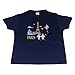 T-Shirt Garçon Brodé 'Paris Cerf-Volant' - Bleu (8 Ans)