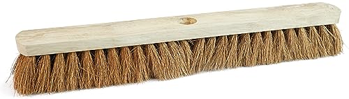 24 Soft Coco Fibre Broom Head Indoor Outdoor Sweeping Brush
